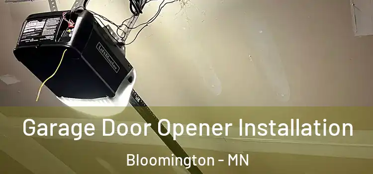  Garage Door Opener Installation Bloomington - MN